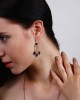 Amethyst Earrings in gold plated silver Amethyst Earrings in gold plated silver