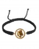 Shri Ganesh Charm bracelet in Gold with Diamonds on Thread Shri Ganesh Charm bracelet in Gold with Diamonds on Thread