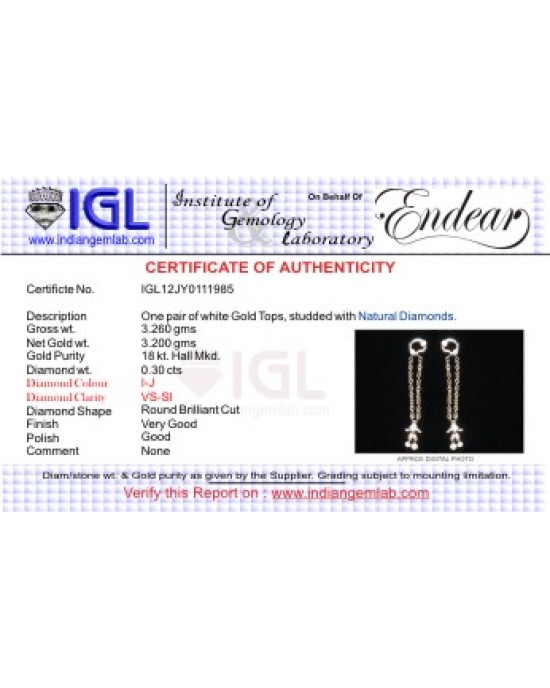 Diamond Angel Earrings Diamond Angel Earrings