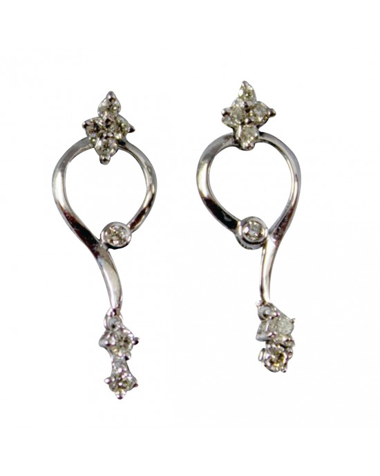 Fancy Delicate Diamond Earrings Fancy Delicate Diamond Earrings