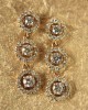 Diamond Triple Cluster Earrings Diamond Triple Cluster Earrings