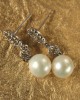 Diamond Earring with Pearl Diamond Earring with Pearl