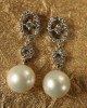 Diamond Earring with Pearl Diamond Earring with Pearl