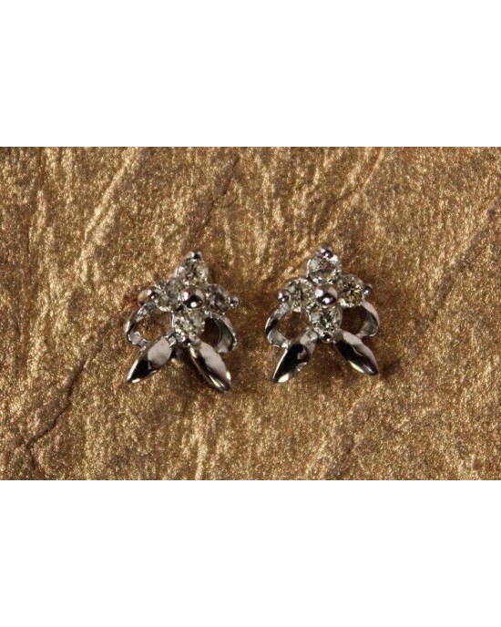 Delicate Earrings with Diamonds Delicate Earrings with Diamonds