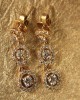 Diamond Triple Cluster Earrings Diamond Triple Cluster Earrings