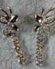 Butterfly Diamond Earring in White Gold Butterfly Diamond Earring in White Gold