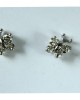 Diamond Butterfly Earring with Diamonds in White Gold Diamond Butterfly Earring with Diamonds in White Gold