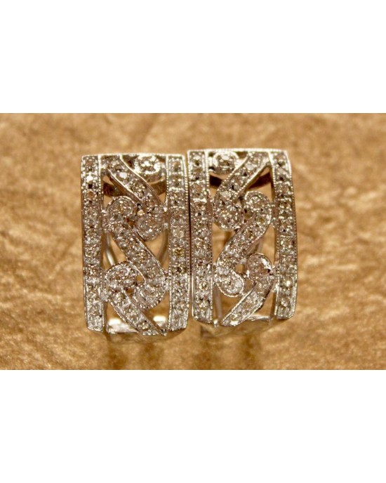 Diamond Half Balis Earring Diamond Half Balis Earring