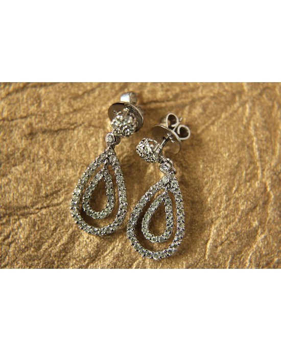 Pear Shape Diamond Earrings Pear Shape Diamond Earrings