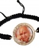 Auspicious guruji swaroop bracelet in gold with diamonds Auspicious guruji swaroop bracelet in gold with diamonds