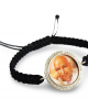 Auspicious guruji swaroop bracelet in gold with diamonds Auspicious guruji swaroop bracelet in gold with diamonds