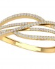 Gena Diamond Half Bangle in 18k gold Gena Diamond Half Bangle in 18k gold