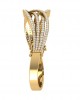 Gena Diamond Half Bangle in 18k gold Gena Diamond Half Bangle in 18k gold