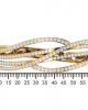 Gena Diamond Half Bangle in 18k gold Gena Diamond Half Bangle in 18k gold