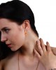 Delicate Cornelian earrings in silver Delicate Cornelian earrings in silver