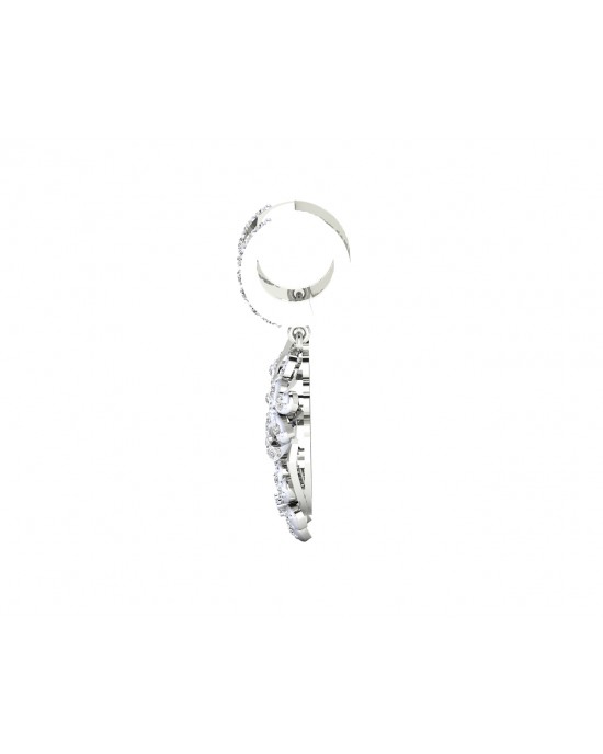 Wagma Diamond dangle drop earrings in gold Wagma Diamond dangle drop earrings in gold