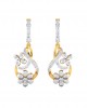 Wagma Diamond dangle drop earrings in gold Wagma Diamond dangle drop earrings in gold