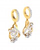 Wagma Diamond dangle drop earrings in gold Wagma Diamond dangle drop earrings in gold