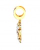 Wagma Diamond dangle drop earrings in gold Wagma Diamond dangle drop earrings in gold