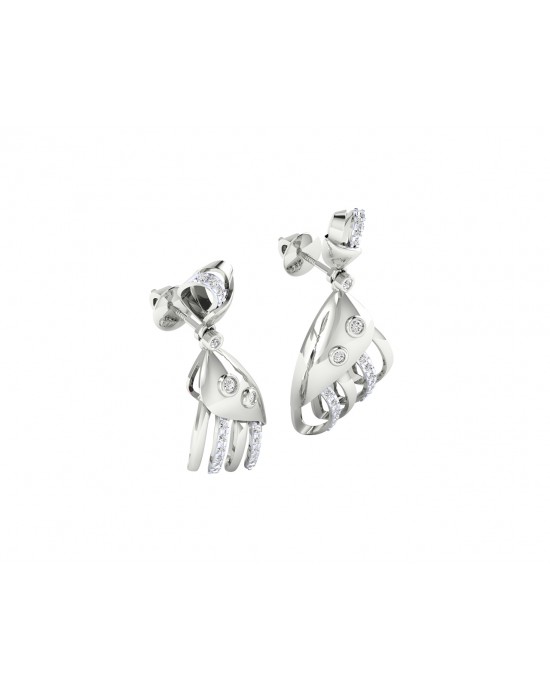 Unice Diamond earrings in 18k gold Unice Diamond earrings in 18k gold