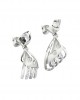 Unice Diamond earrings in 18k gold Unice Diamond earrings in 18k gold