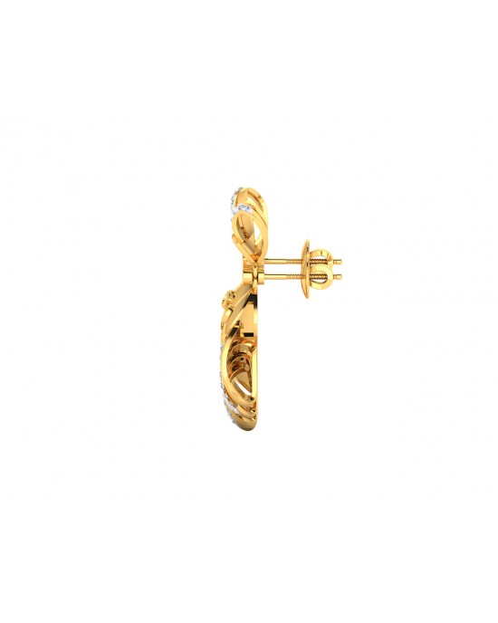 Unice Diamond earrings in 18k gold Unice Diamond earrings in 18k gold