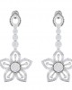 Florina Diamond Dangle drop earrings set in 18k gold Florina Diamond Dangle drop earrings set in 18k gold