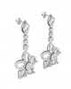 Florina Diamond Dangle drop earrings set in 18k gold Florina Diamond Dangle drop earrings set in 18k gold