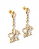Florina Diamond Dangle drop earrings set in 18k gold Florina Diamond Dangle drop earrings set in 18k gold