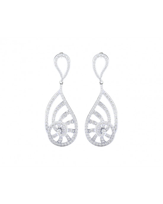 Venna Diamond Danglers in 18k gold Venna Diamond Danglers in 18k gold