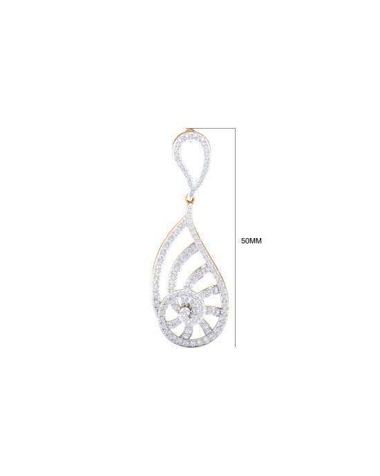 Venna Diamond Danglers in 18k gold Venna Diamond Danglers in 18k gold