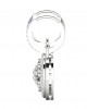 Saba Diamond Dangle earrings on diamond hoops in gold Saba Diamond Dangle earrings on diamond hoops in gold