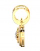 Saba Diamond Dangle earrings on diamond hoops in gold Saba Diamond Dangle earrings on diamond hoops in gold