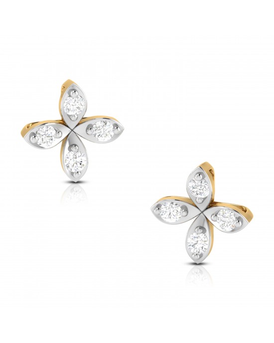 Nova Diamond Studs in 14k Gold Nova Diamond Studs in 14k Gold