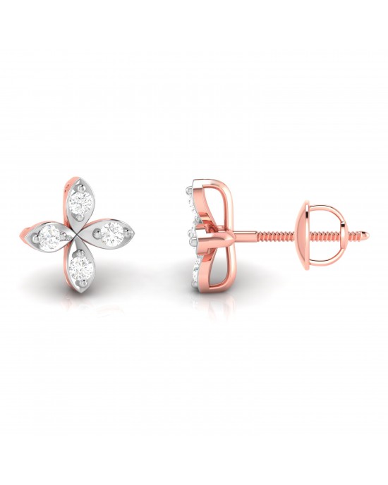 Nova Diamond Studs in 14k Gold Nova Diamond Studs in 14k Gold