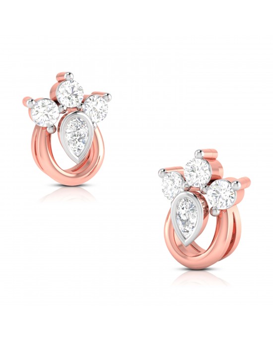 Diana Diamond Studs in 14k Gold Diana Diamond Studs in 14k Gold