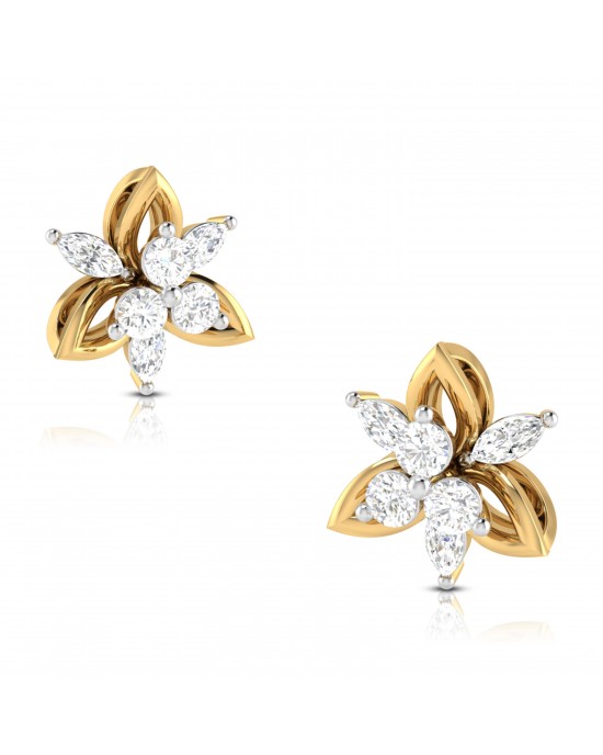 Margot Diamond Studs in 14k Gold Margot Diamond Studs in 14k Gold