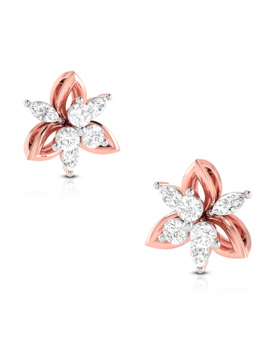 Margot Diamond Studs in 14k Gold Margot Diamond Studs in 14k Gold