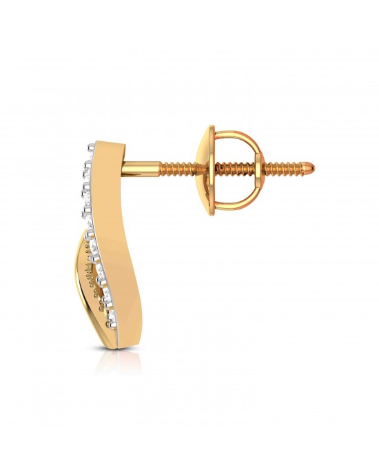 Belle Diamond Studs in 14k Gold Belle Diamond Studs in 14k Gold