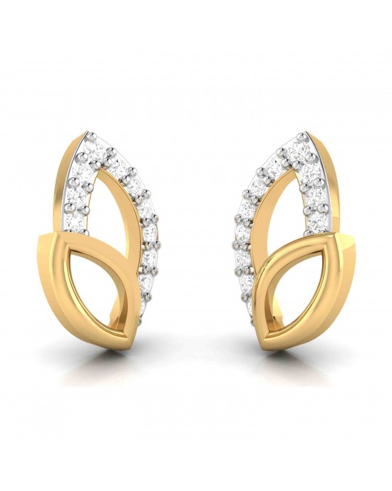 Belle Diamond Studs in 14k Gold Belle Diamond Studs in 14k Gold