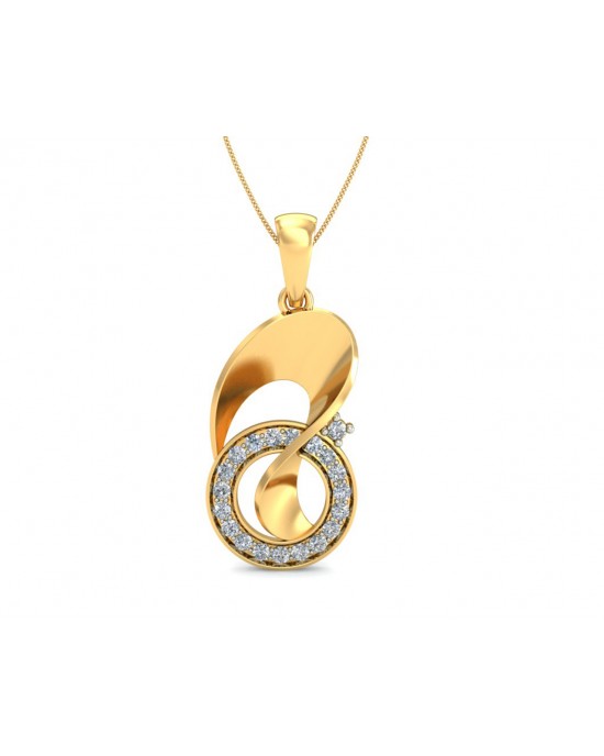 Olivia Diamond Pendant in Gold Olivia Diamond Pendant in Gold