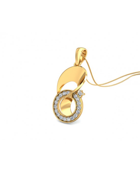 Olivia Diamond Pendant in Gold Olivia Diamond Pendant in Gold