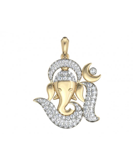 Om Ganesh Diamond Pendant Om Ganesh Diamond Pendant