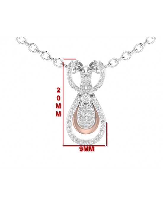 Ame diamond pendant in gold Ame diamond pendant in gold