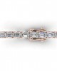 Zeba Lab Grown Emerald Cut Diamonds Tennis Bracelet in Gold Zeba Lab Grown Emerald Cut Diamonds Tennis Bracelet in Gold