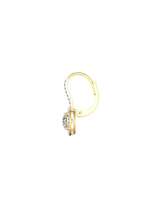 Sara Lab Grown Diamond Solitaire Earrings Sara Lab Grown Diamond Solitaire Earrings