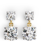 Elena Lab Diamond Solitaire Drop Earrings in Gold Elena Lab Diamond Solitaire Drop Earrings in Gold