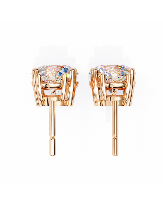 Elena Lab Diamond Solitaire Drop Earrings in Gold Elena Lab Diamond Solitaire Drop Earrings in Gold