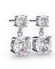 Elena Lab Diamond Solitaire Drop Earrings in Gold Elena Lab Diamond Solitaire Drop Earrings in Gold