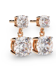 Elena Lab Diamond Solitaire Drop Earrings in Gold Elena Lab Diamond Solitaire Drop Earrings in Gold